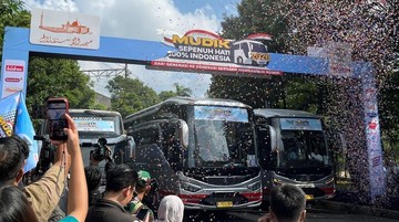 Tempo Scan Berangkatkan 3.000 Mitra Usaha Mudik Gratis ke Jawa-Sumatera