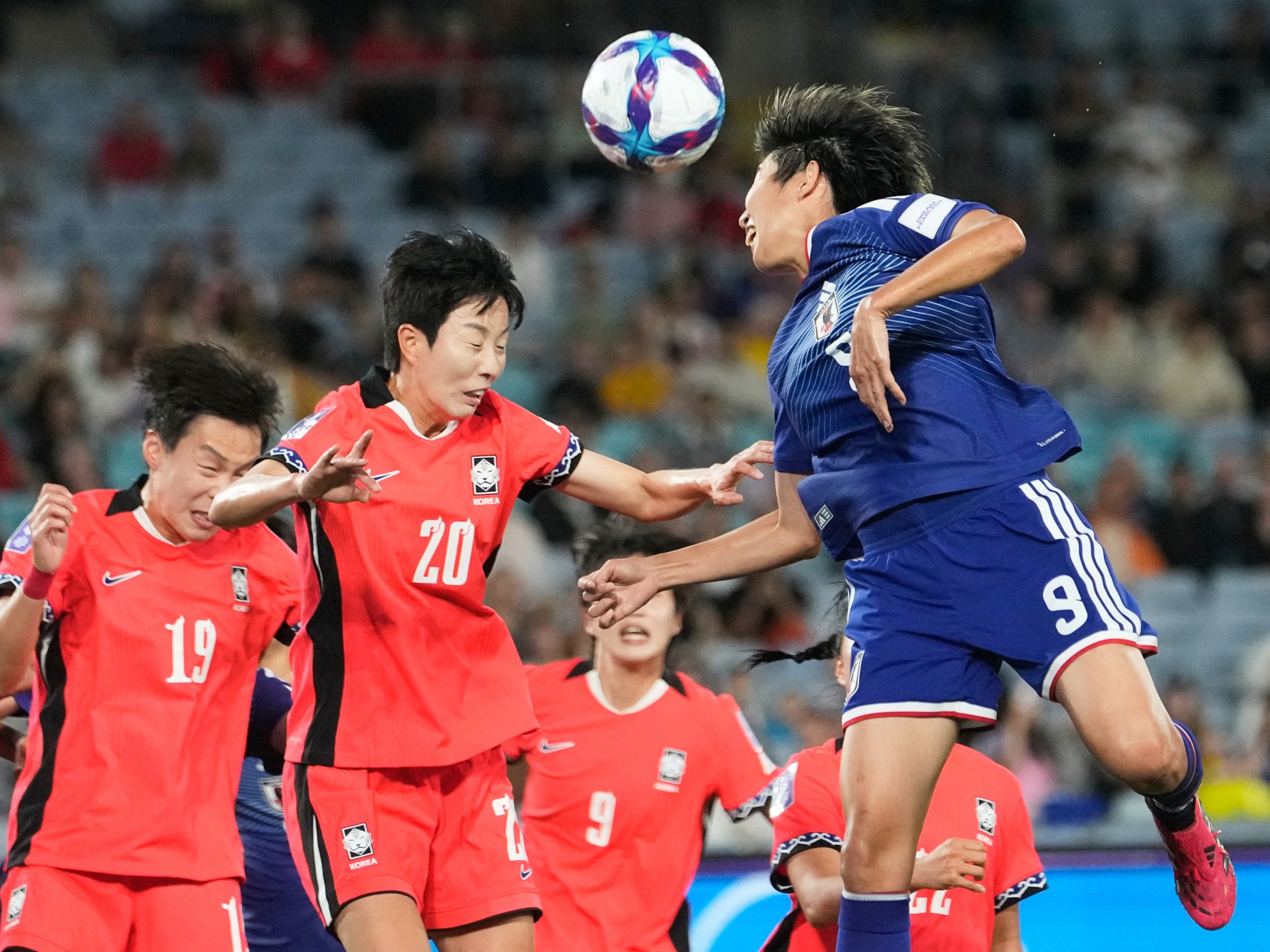 Jepang mengalahkan Korea Selatan 4-1 untuk bertemu Australia di final Piala Asia Wanita