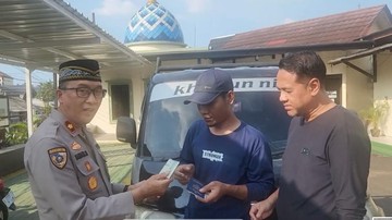 Polsek Serahkan Mobil Korban Kasus Penggelapan, Langsung Dipakai Mudik Lebaran