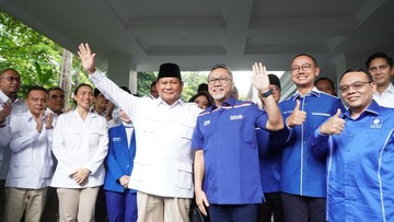 Prabowo Terima Megawati di Istana, Zulhas: Perkuat Persatuan Bangsa