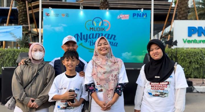 Kisah Eka, Mudik Nyaman Bersama PNM