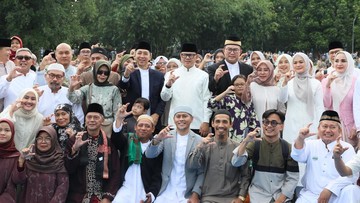 Momen Mendagri & Presiden Rayakan Lebaran Bareng Warga Aceh Tamiang