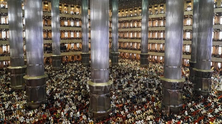 Jemaah Salat Id di Istiqlal Diperkirakan Tembus 500 Ribu