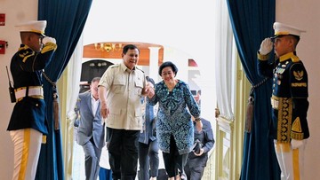 Terungkap Isi Obrolan Prabowo dan Megawati di Istana
