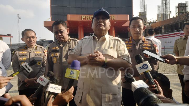 Prabowo: Indonesia Aman, Minta Publik Adil Nilai Polisi