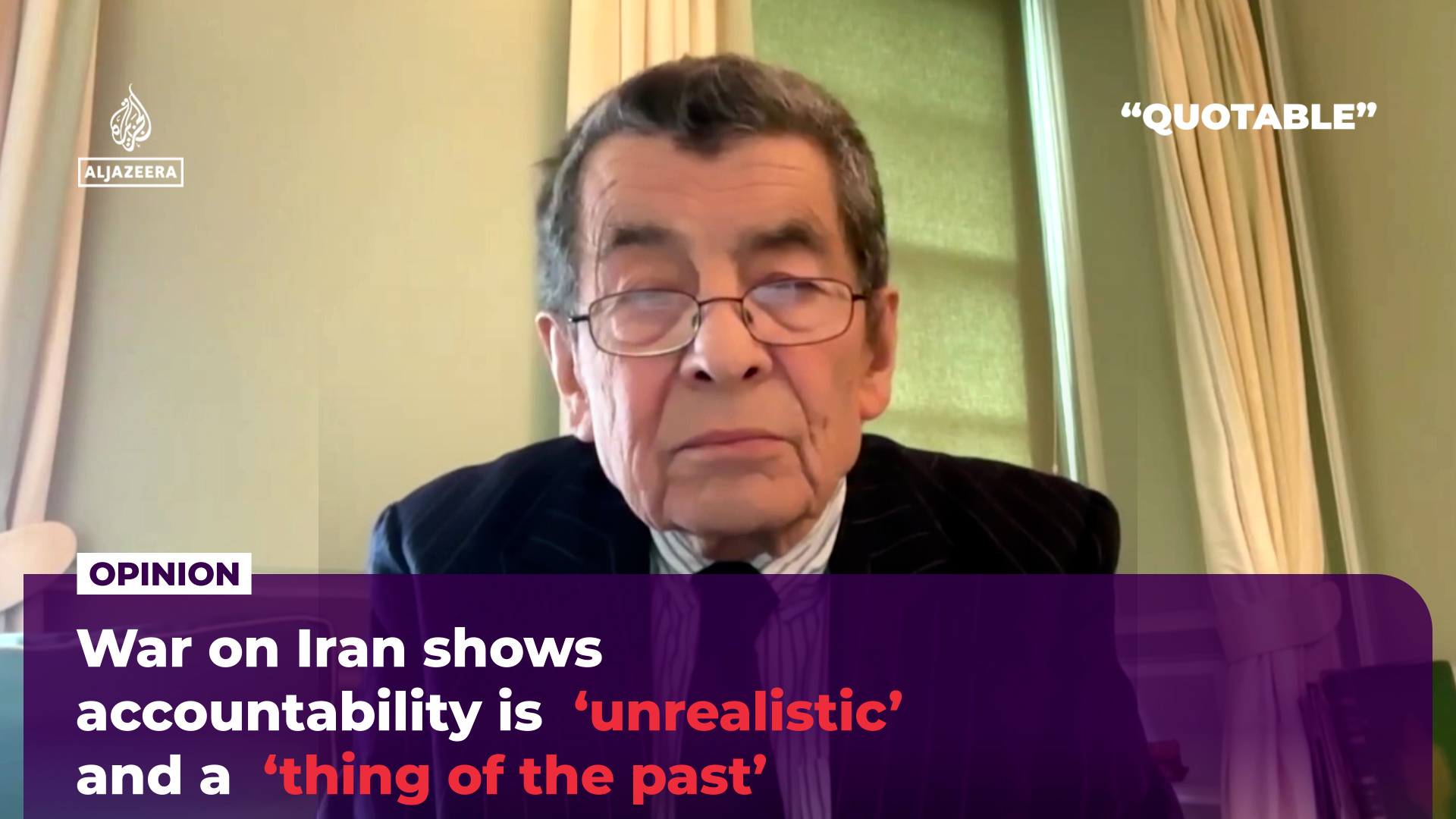 Akuntabilitas terhadap hukum humaniter internasional sudah menjadi 'masa lalu'