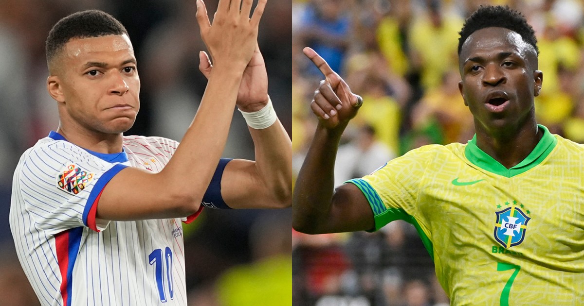 Mbappe, Vinicius akan menjadi headline pertandingan persahabatan Brasil vs Prancis di Boston