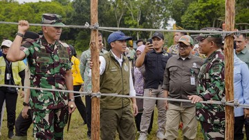 Sesuai Instruksi Prabowo, Pagar TN Way Kambas Sepanjang 138 Km Mulai Dibangun