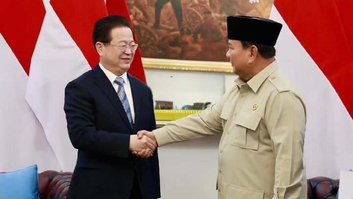 Prabowo Menerima Menteri Keamanan Negara Cina