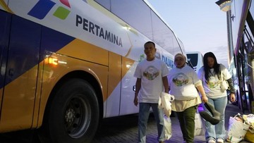 Pertamina Fasilitasi Arus Balik, Ratusan Pemudik Kembali ke Jakarta