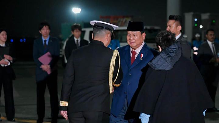 Tiba di Jepang, Prabowo Akan Temui Kaisar Naruhito-PM Sanae