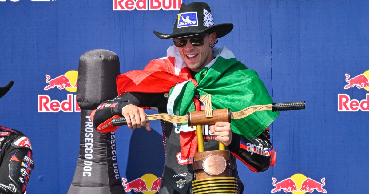 Bezzecchi dari Aprilia memenangkan MotoGP AS untuk memperpanjang awal musim yang sempurna