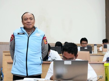 Wakapolri Cek Tes Pusat SMA Kemala Taruna Bhayangkara di Akpol