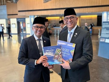 Indonesia Bangun Diplomasi Kuliner Lewat Buku Blue Food for MBG di Korsel