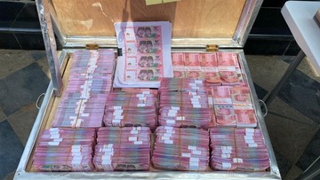 Penampakan Duit Palsu Satu Peti Disita Polisi dari Pengedar Upal di Bogor