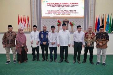 Nusron-Rektor UIN Palu Teken MoU, Ajak Mahasiswa Legalisasi Tanah Wakaf