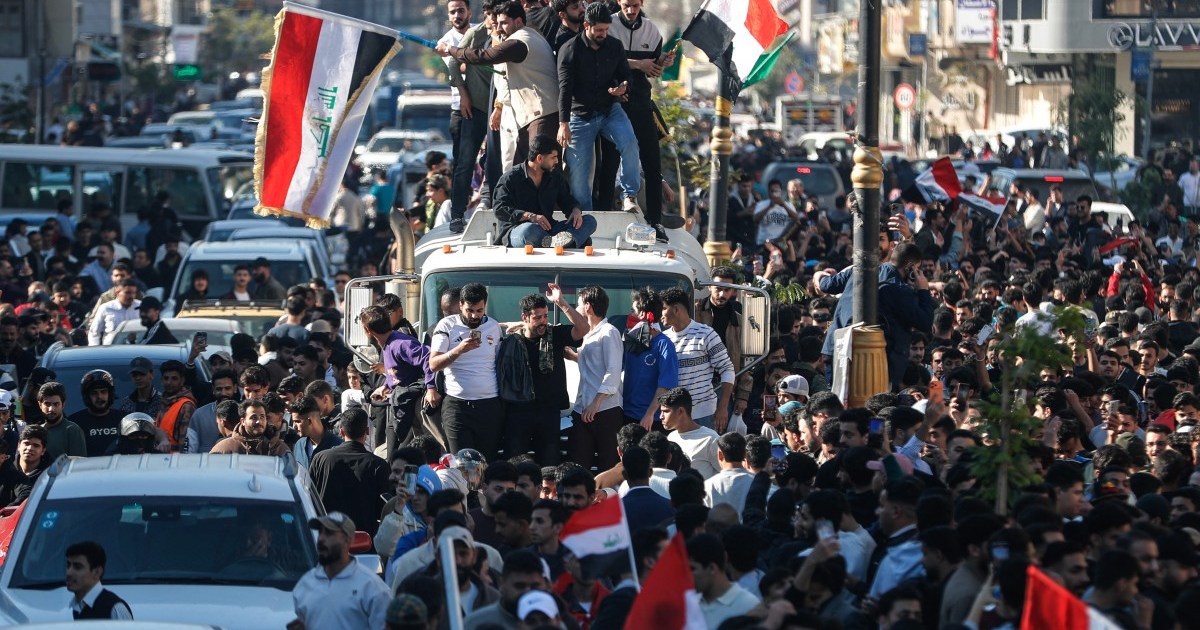 Foto: Irak merayakan setelah lolos ke Piala Dunia FIFA 2026