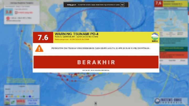 BPBD Maluku Utara Laporkan Situasi Terkini Pascagempa M7,6