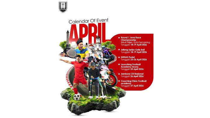 Semarang Jadi Tuan Rumah Event Olahraga Nasional April 2026
