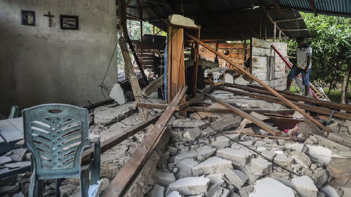 Ratusan Rumah Rusak Imbas Gempa di Maluku Utara