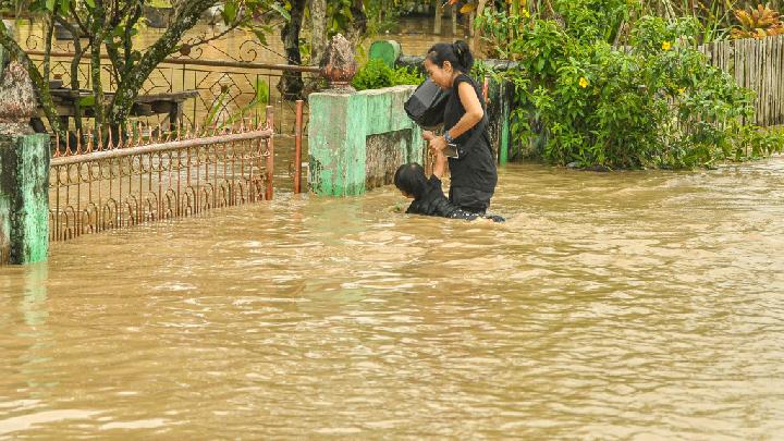 Ratusan Rumah Terendam Banjir di Bengkulu