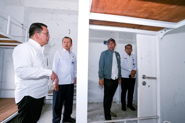 Wamensos Agus Jabo Tinjau Calon Lokasi Sekolah Rakyat di PTDI-STTD Bekasi