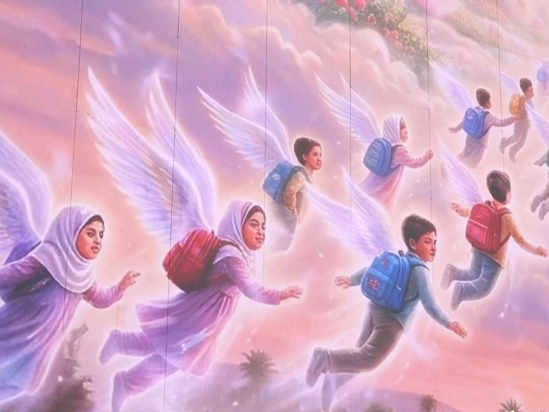 Warga Iran memperingati para korban pemogokan sekolah di Minab