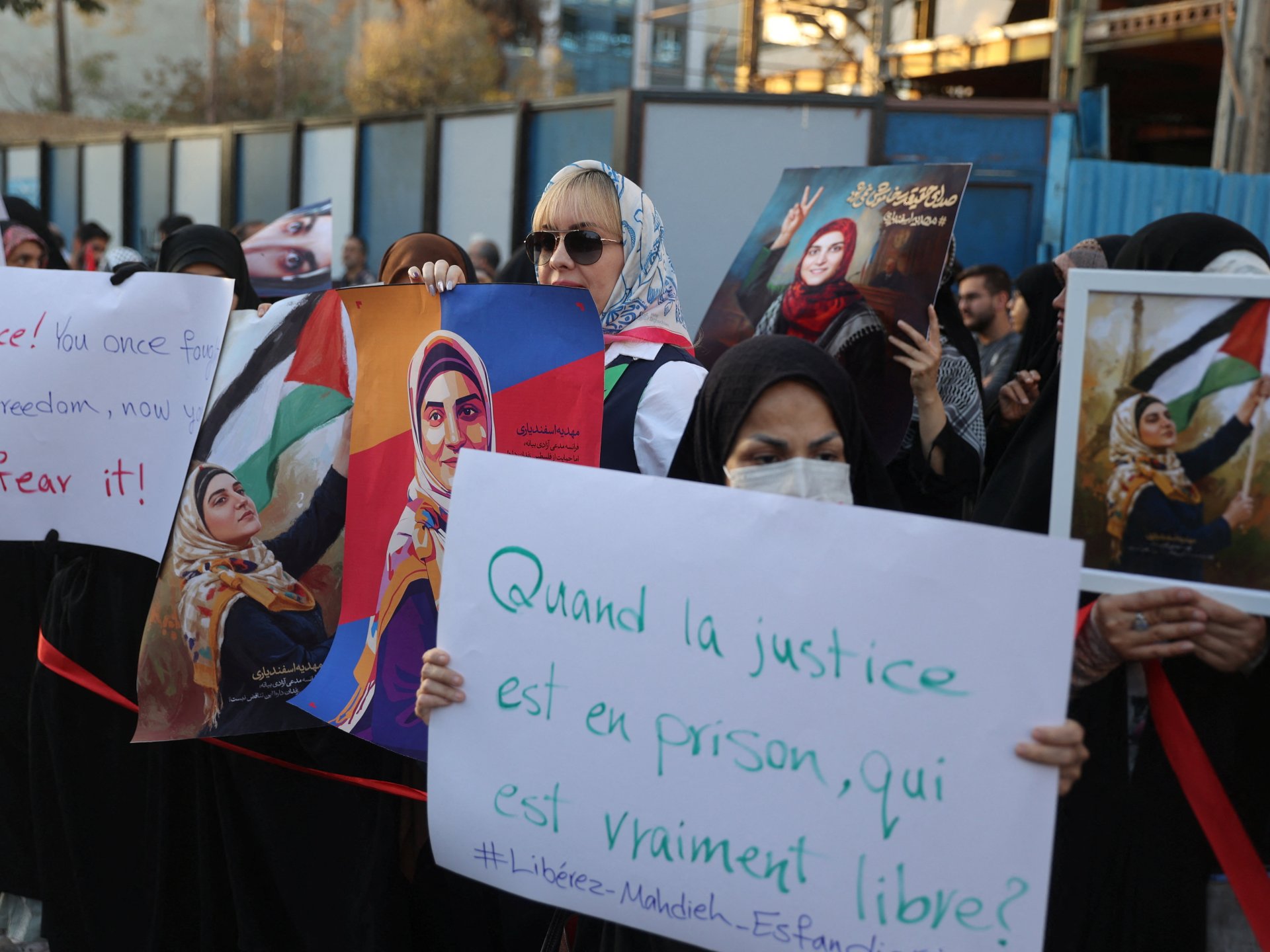 Warga negara Iran yang ditahan di Prancis karena komentar pro-Palestina kembali ke negaranya