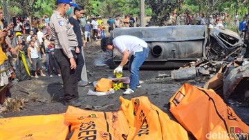 Sopir dan Kernet Truk BBM yang Tewas Ditabrak Bus ALS Kerabat Bupati Muratara