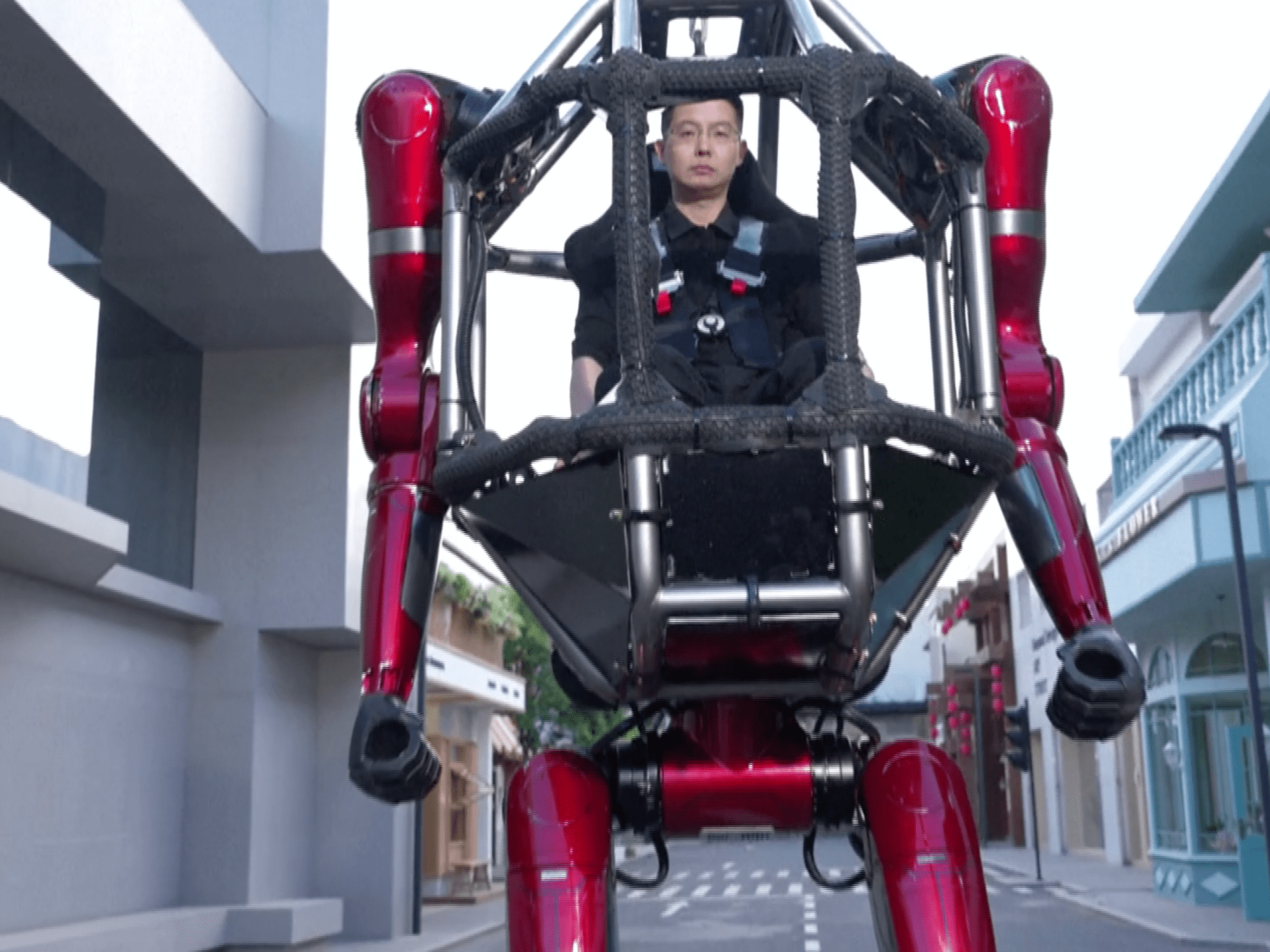 Perusahaan Tiongkok memperkenalkan robot berawak bergaya 'transformator'