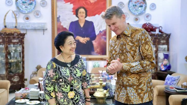 Megawati Soekarnoputri Terima Kunjungan Dubes Australia