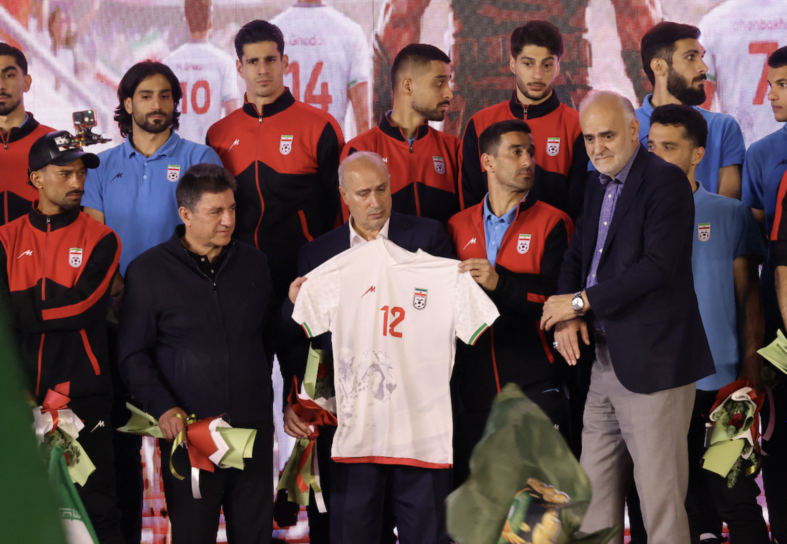 Skuad Piala Dunia Iran yang akan berangkat ke AS diberikan pelepasan publik di Teheran