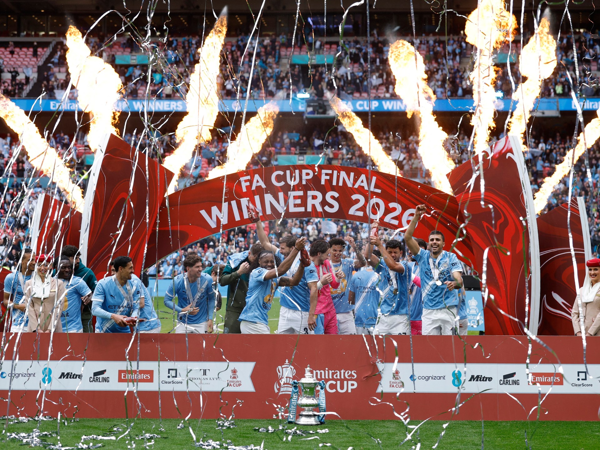 Man City mengalahkan Chelsea di final Piala FA untuk menjaga impian treble tetap hidup