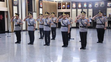 Kapolri Pimpin Sertijab Pati Polri, Komjen Panca Putra Jabat Kalemdiklat
