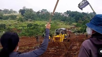 Viral Warga Hadang Alat Berat di Bogor, Diduga Gegara Sengketa Lahan