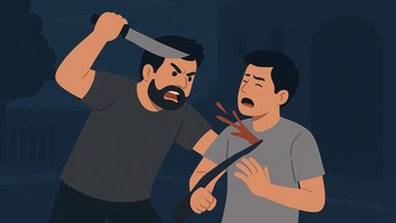 Viral Pria Dibacok di Jakbar Diduga Korban Begal, Ternyata Cekcok soal Asmara