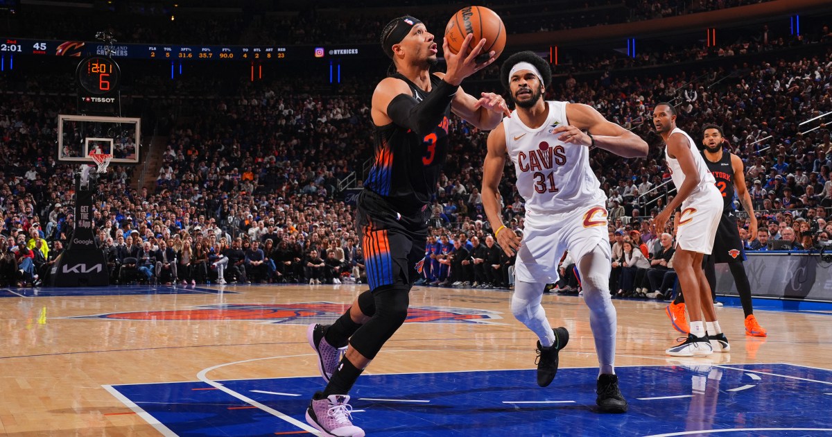 Knicks meraih dua kemenangan dari Final NBA dengan kemenangan 109-93 atas Cavs