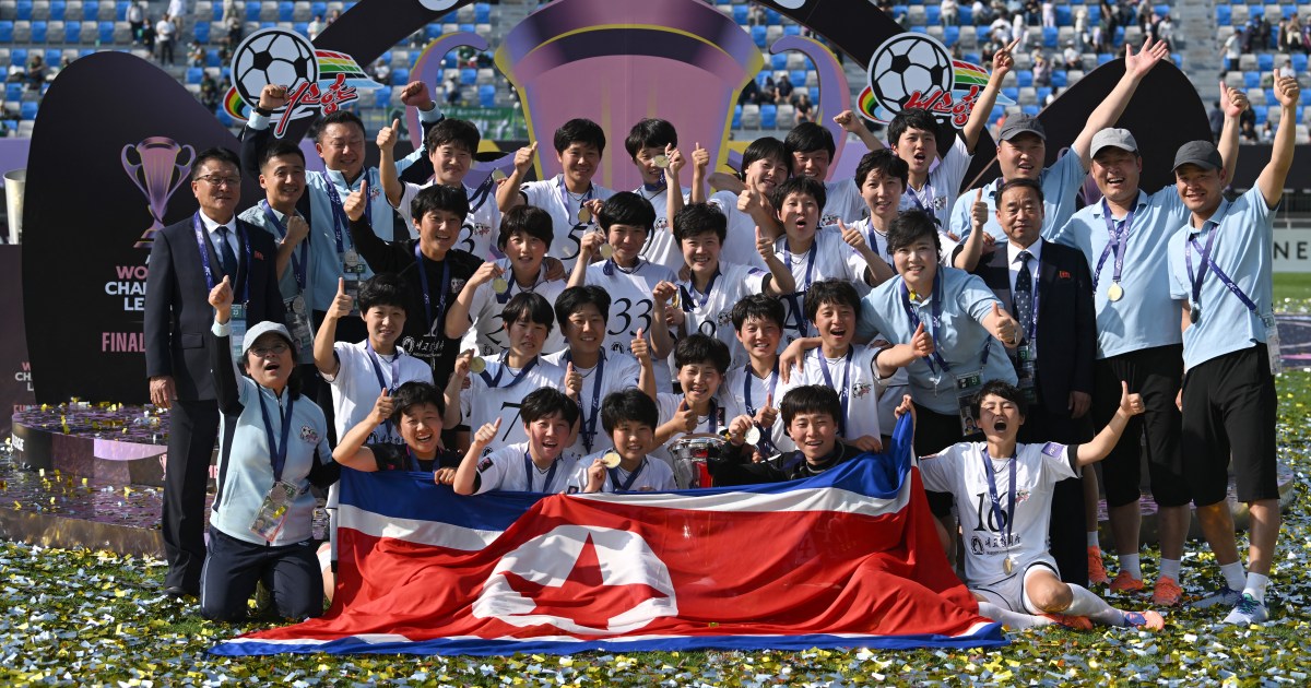 Tim wanita Korea Utara memenangkan gelar Liga Champions Asia di Korea Selatan