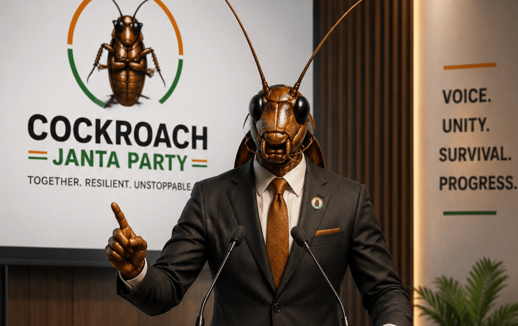 Pendiri Cockroach Janta Party mengatakan pemerintah India menghapus situsnya
