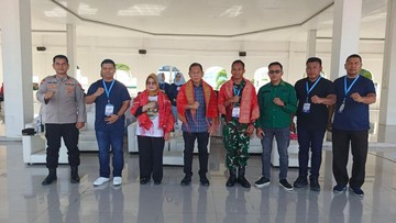 Buka Lomba Kreasi Baris Berbaris di Sumut, Sekjen MPR Beri Pesan Ini