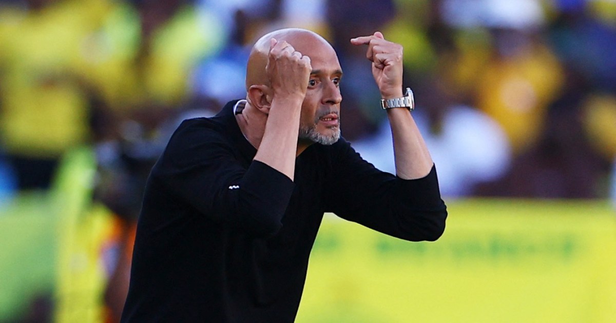 Tekanan pada pelatih Sundowns Cardoso di Rabat untuk pertandingan klub terkaya Afrika