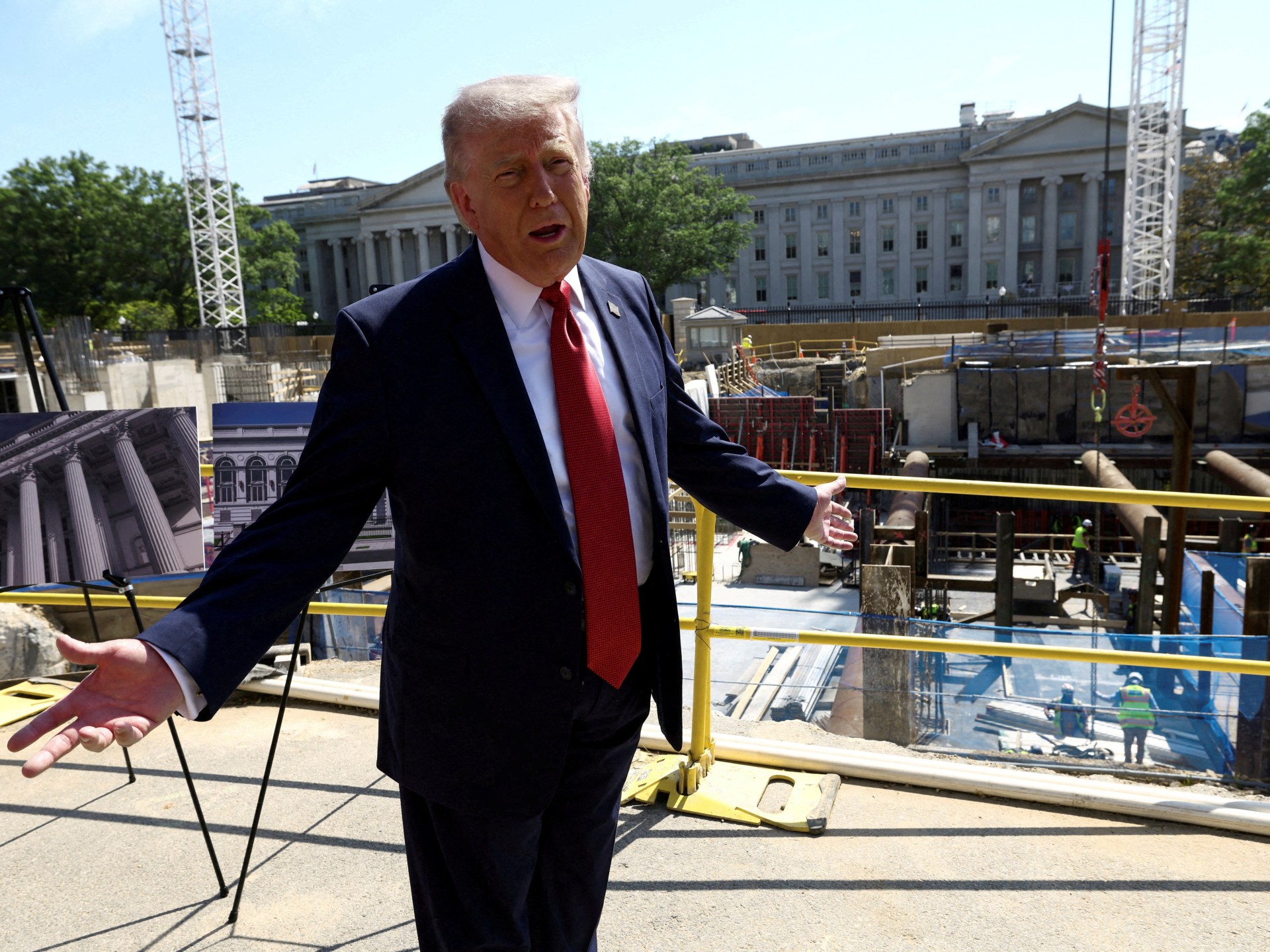 Trump memperbarui petisi untuk ballroom Gedung Putih, yang bertujuan untuk mencapai perdamaian