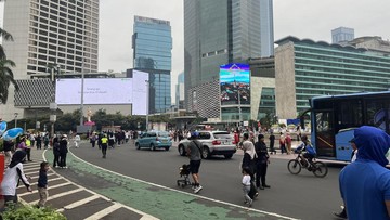 CFD Ditiadakan, Banyak Warga Kecele Olahraga di Bundaran HI Pagi Ini