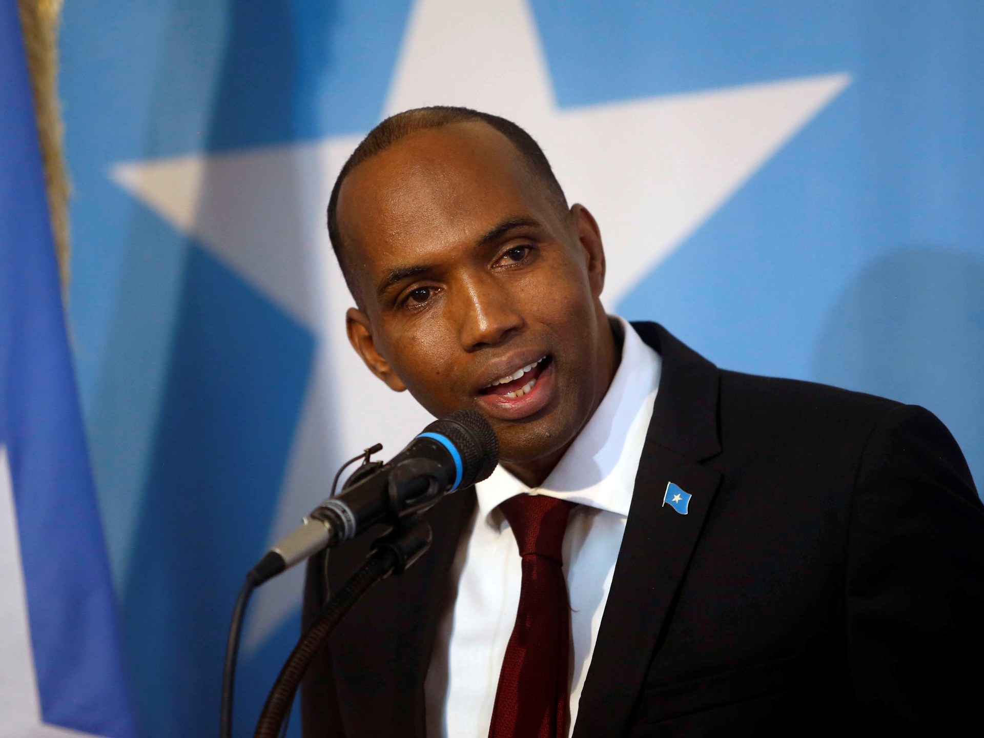 Baku tembak terjadi di Mogadishu sebelum protes terhadap pemerintahan presiden Somalia