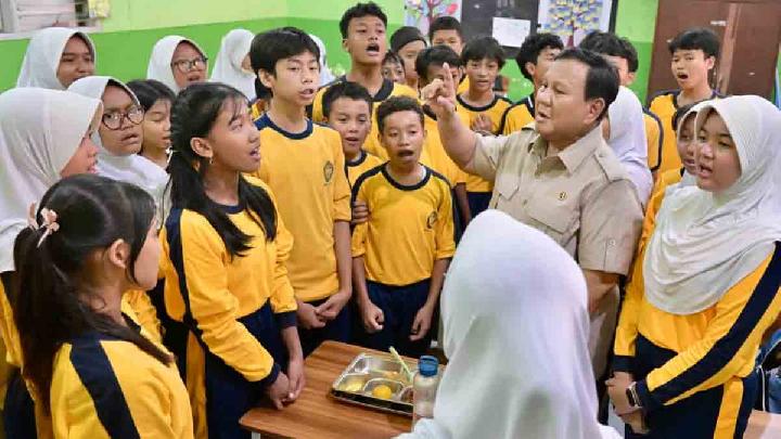 Prabowo Larang Telur Dadar Jadi Menu MBG