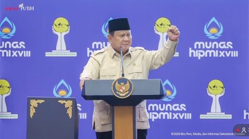 Di Munas HIPMI, Prabowo Minta Pengusaha Muda Bangkit