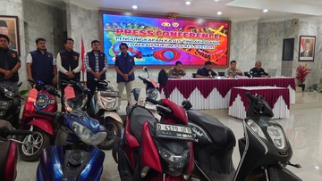 9 Maling di Cilegon Diringkus, Duit Jual Motor Dipakai Beli Sabu