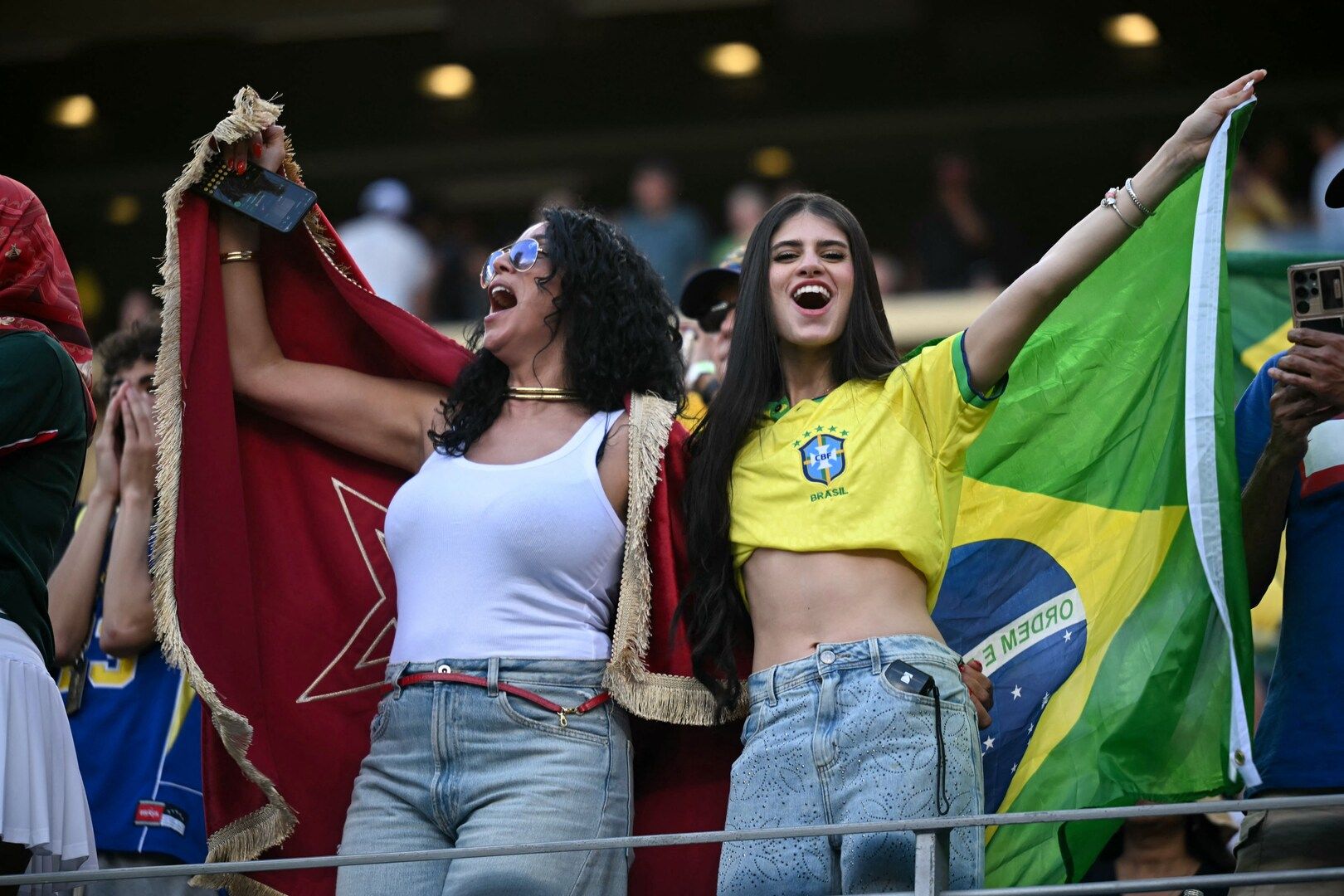 Brasil dan Maroko dimulai di tengah suasana yang menegangkan
