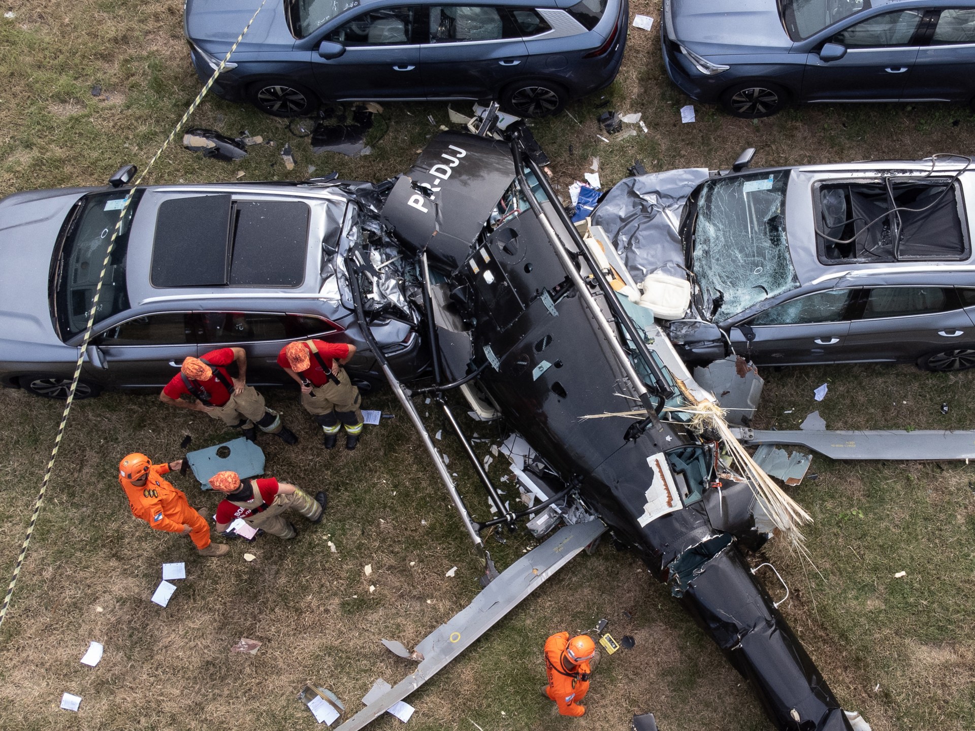 Enam orang tewas ketika helikopter di Rio de Janeiro, Brasil