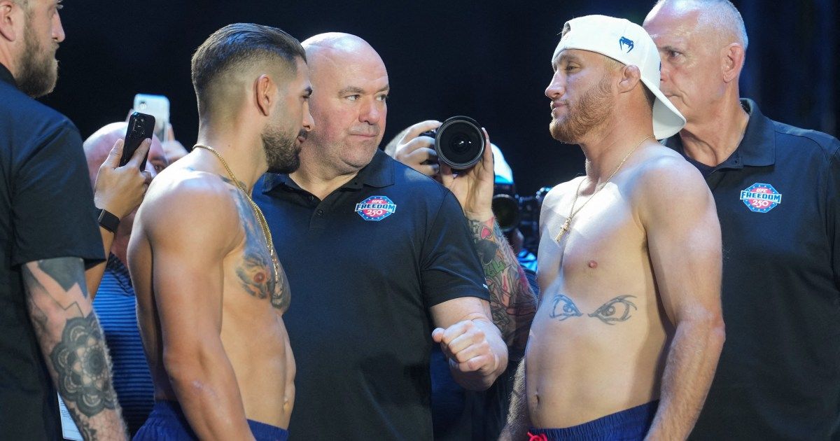 LANGSUNG: Perebutan gelar Ilia Topuria vs Justin Gaethje di UFC Freedom 250